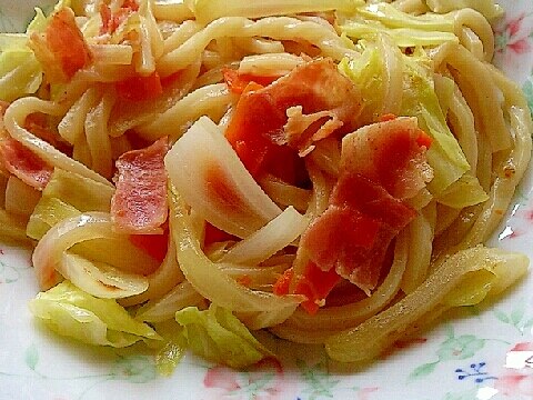 洋風焼きうどん